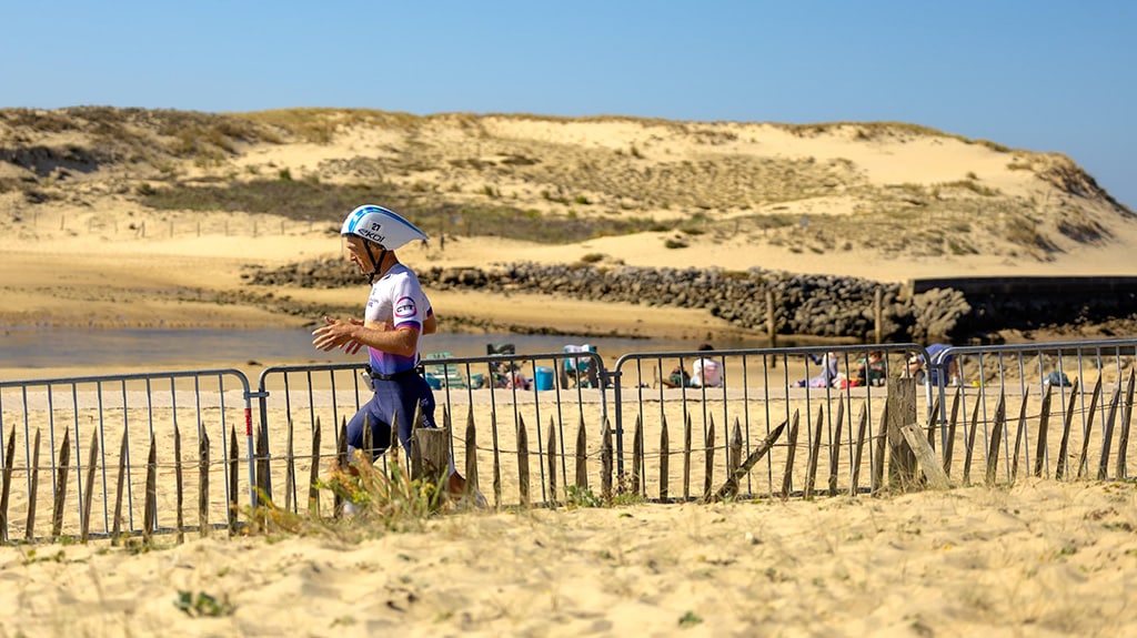 Wild west coast lined with sand dunes