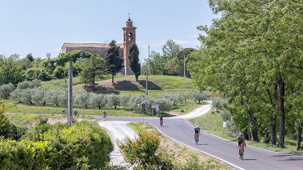 A technical and hilly bike course in the hills above the coastline