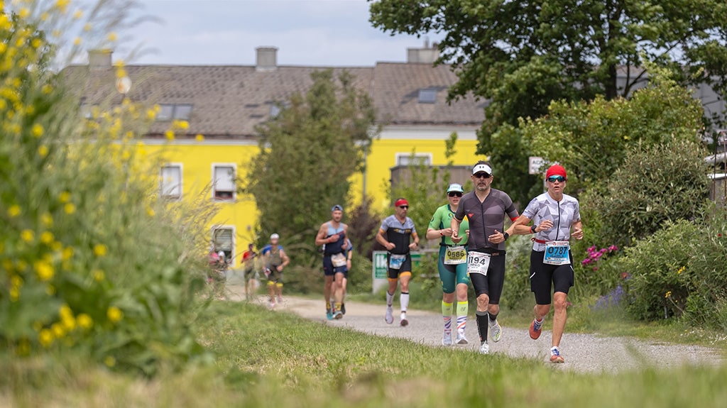 Picturesque run along the river and through downtown St Pölten with its stunning Baroque architecture