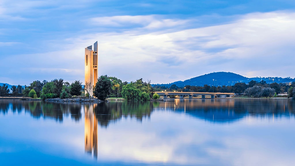 You get to cycle and run in the vicinity of some of Canberra’s and Australia’s iconic and scenic landmarks