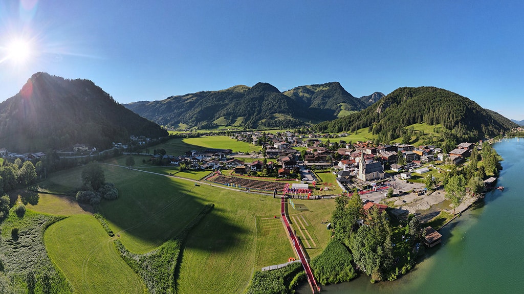 Full festival sport set against a dreamlike backdrop